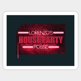 Lorenzo's House Party Posse Sticker
